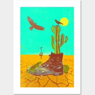 CACTI BOOT Posters and Art